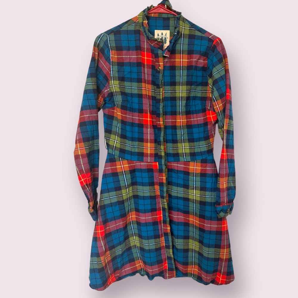 EUC Flannel KJP Dress with Belt size L
